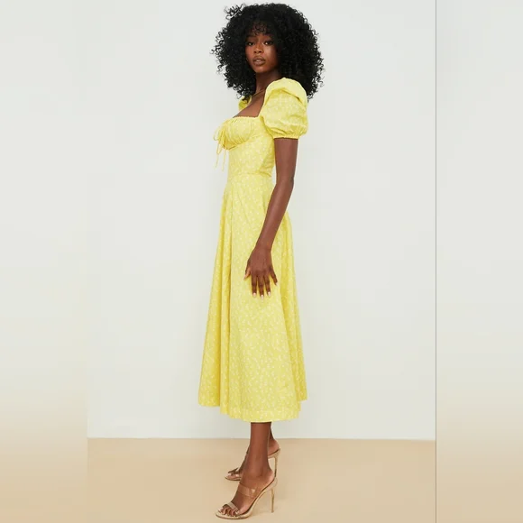 Yellow Floral ''Tallulah' House of CB- Medium - Picture 2 of 13